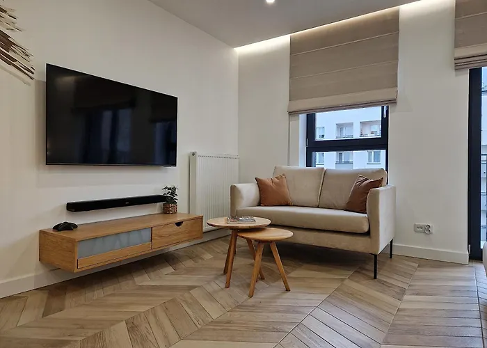 New Funcional Easy Stay High Standard Kraków apartment free garage parking
